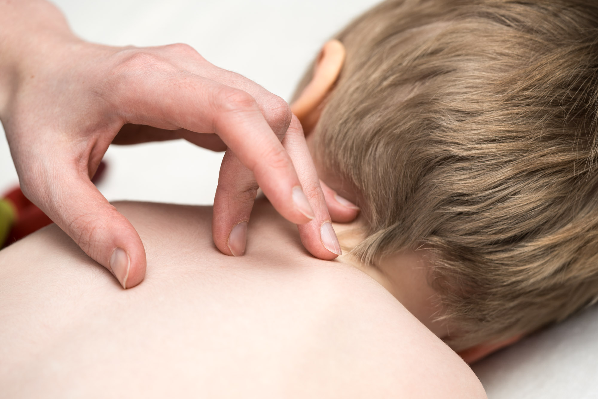 Maÿlis de Crémiers avec un enfant en séance