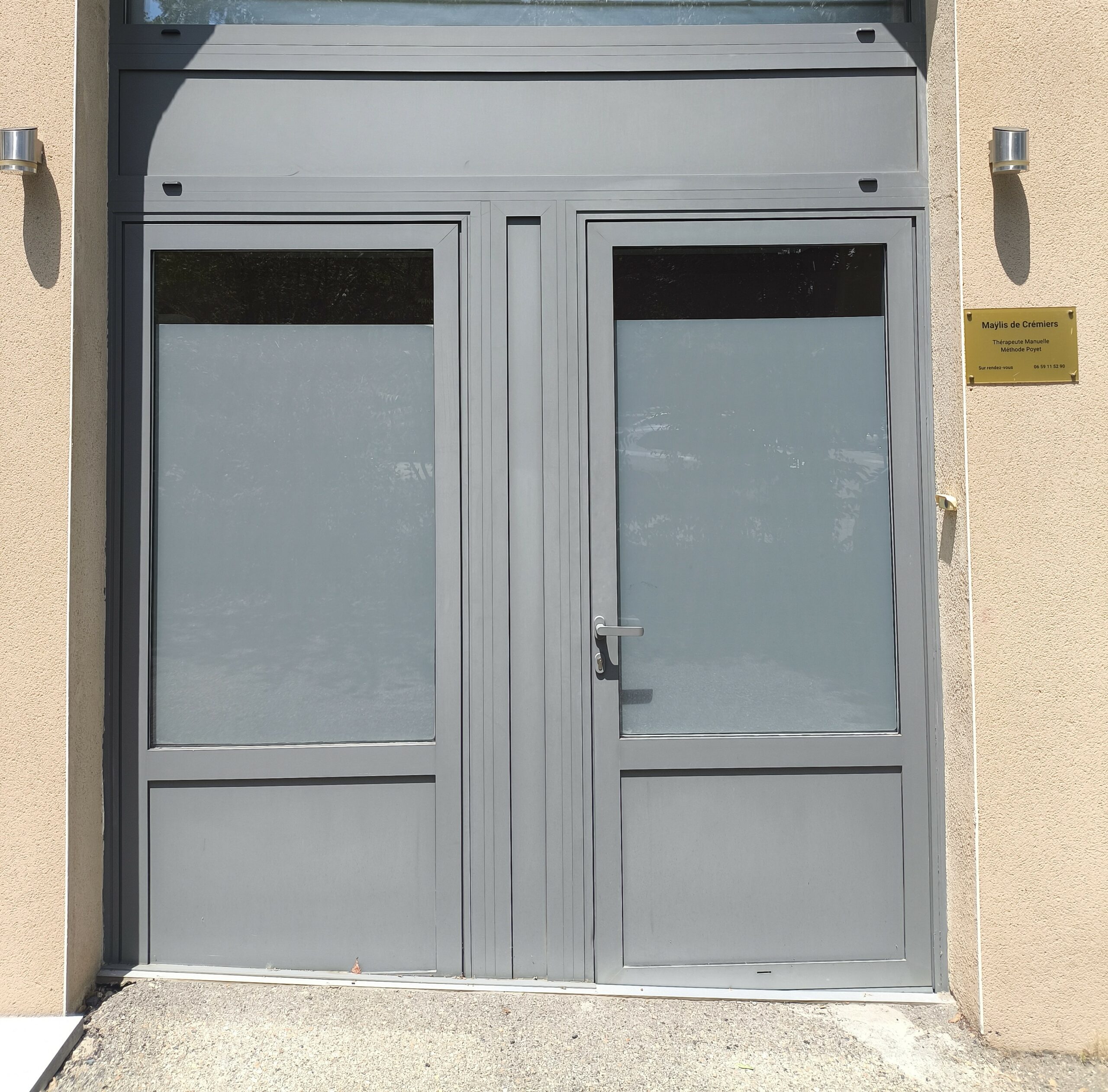 Entrée du cabinet — contact Sainte-Foy-lès-Lyon